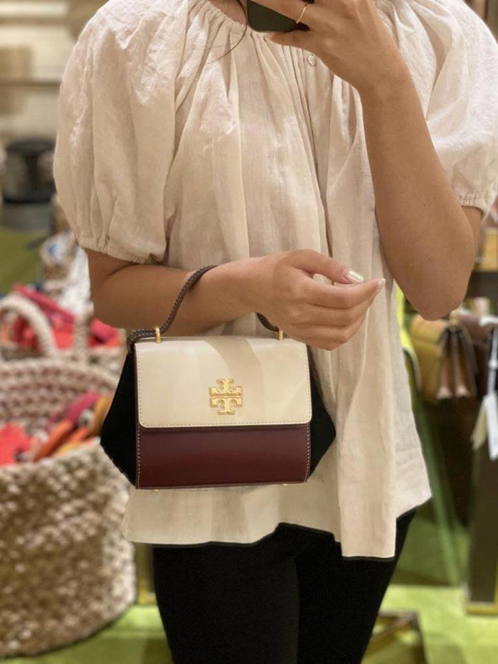 関税込☆TORY BURCH☆JULIETTE MIXED MATERIAL MINI BAG TORY BURCH JULIETTE MIXED MATERIAL MINI BAG