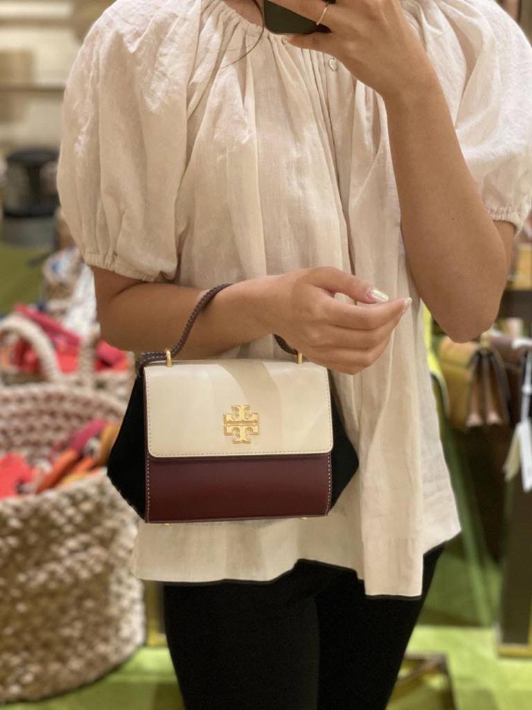 TORY BURCH JULIETTE MIXED MATERIAL MINI BAG