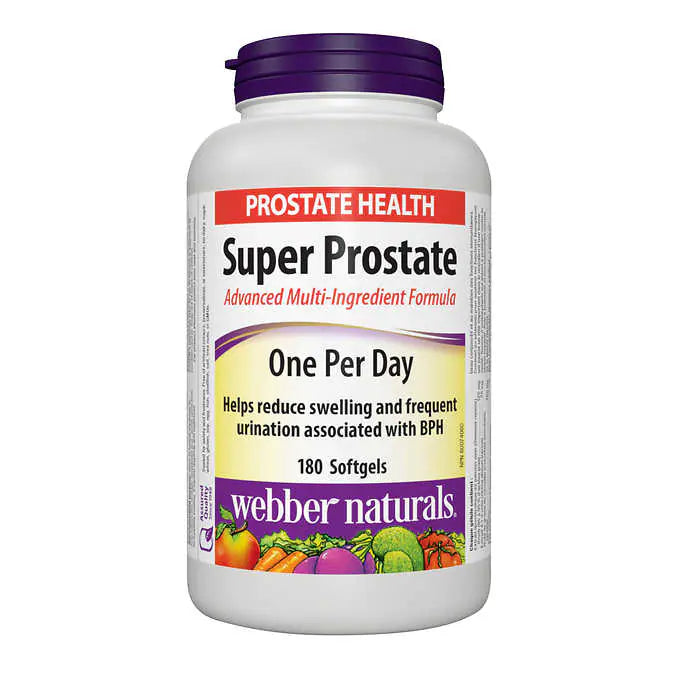 Webber Naturals Super Prostate 180 softgels