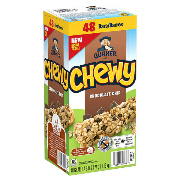 Quaker Chewy Chocolate Chip 48x24g