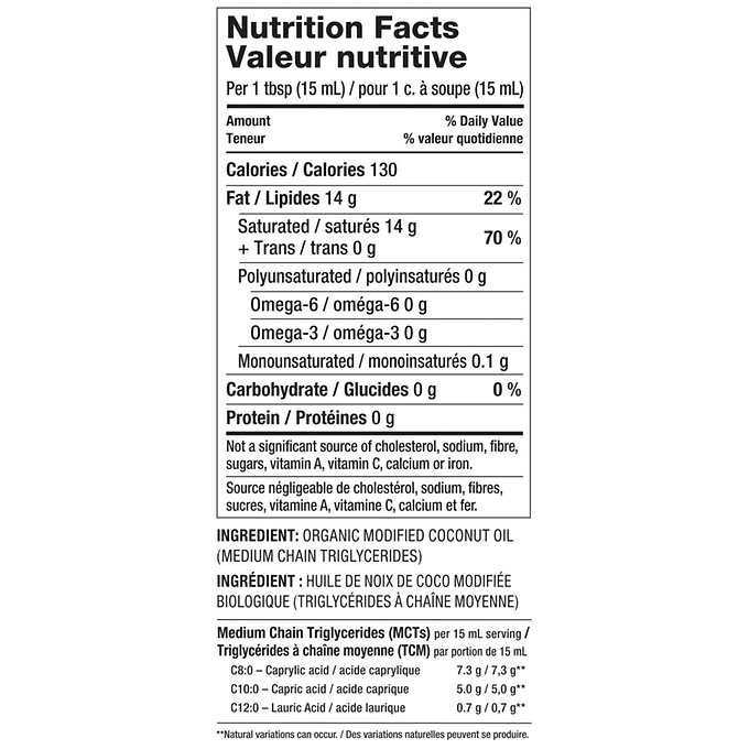 Nutiva Organic MCT Oil 1.18L