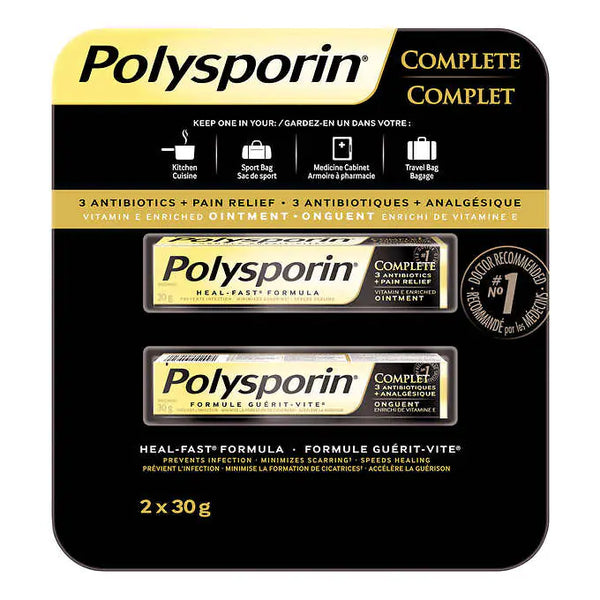 Polysporin complete 三倍强效傷口創傷膏 30g（拆盒寄）