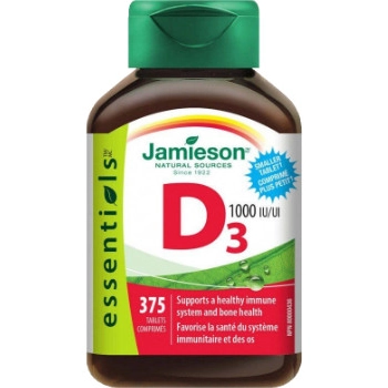 Jamieson Vitamin D3 1000IU  375 tablets