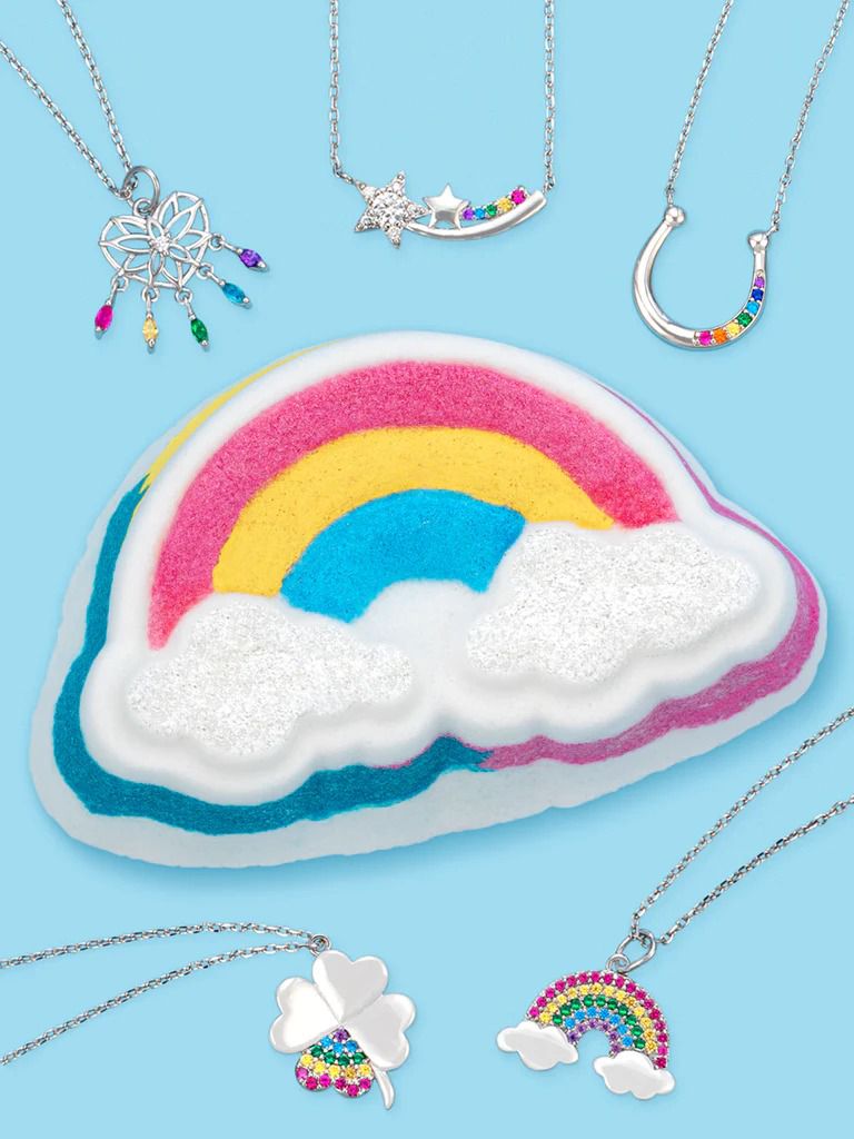 Charmed Aroma Rainbow Bath Bomb - Lucky Charms Necklace Collection 幸運彩虹🌈蠟燭播彩虹頸鍊系列