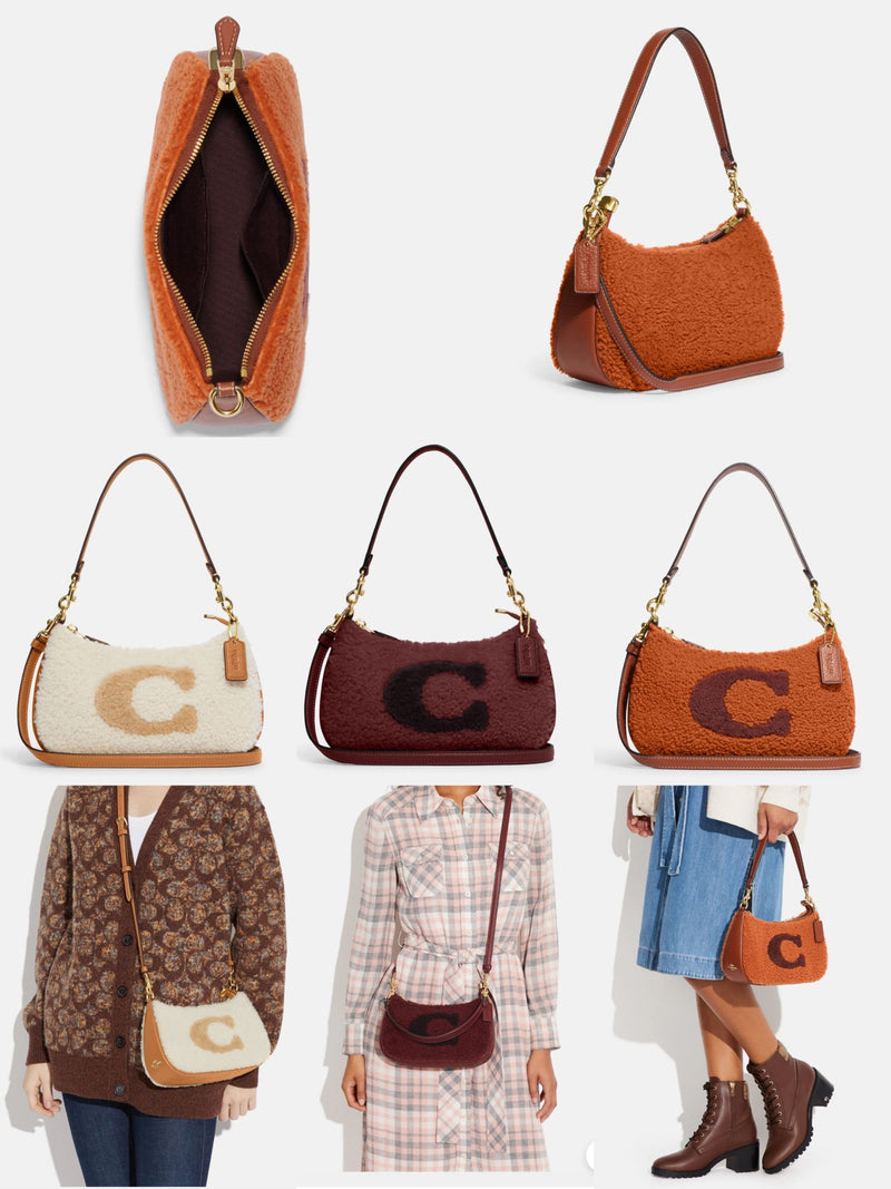 Coach Teri Shoulder Bag With Coach Motif