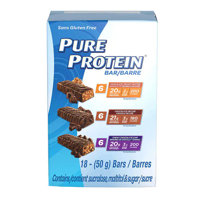 Pure Protein Variety Pack 18x50g全能蛋白能量棒18支裝（18*50g） 💰💲2️⃣XX/盒