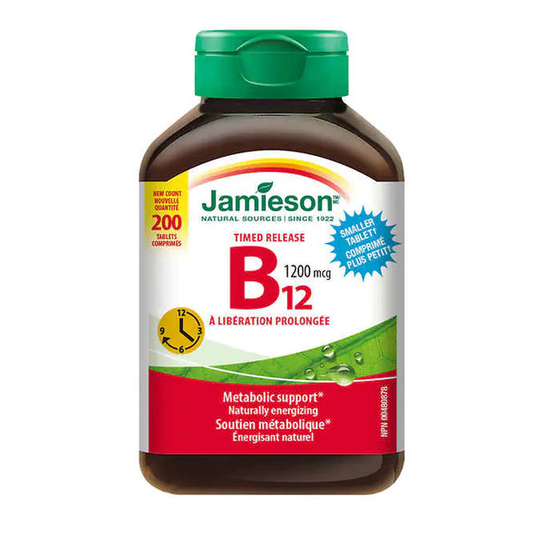 Jamieson Vitamin B12 1200mcg 200 tablets