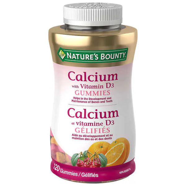 Nature’s Bounty Calcium Gummies 120 gummies  鈣+維他命D3軟糖 120粒