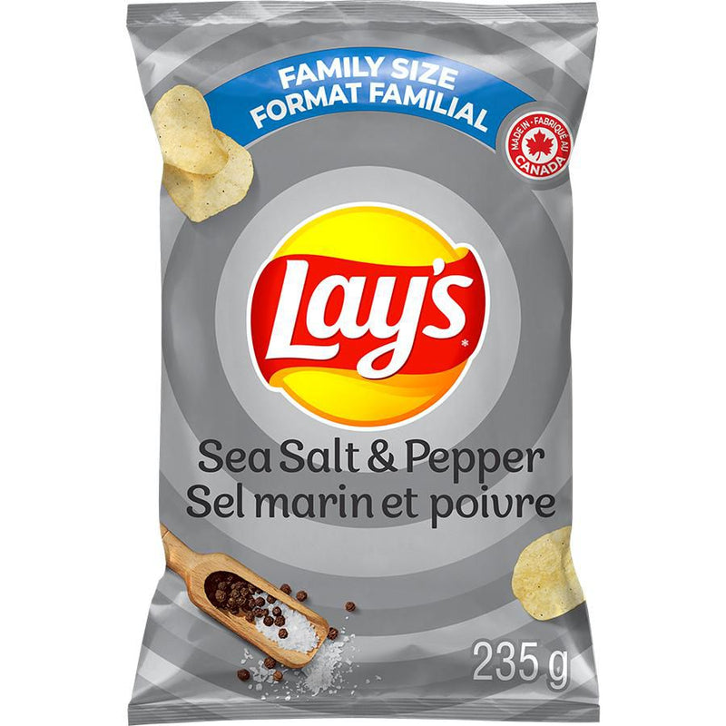 LAY'S Sea Salt & Pepper海鹽胡椒味薯片 235g X 2