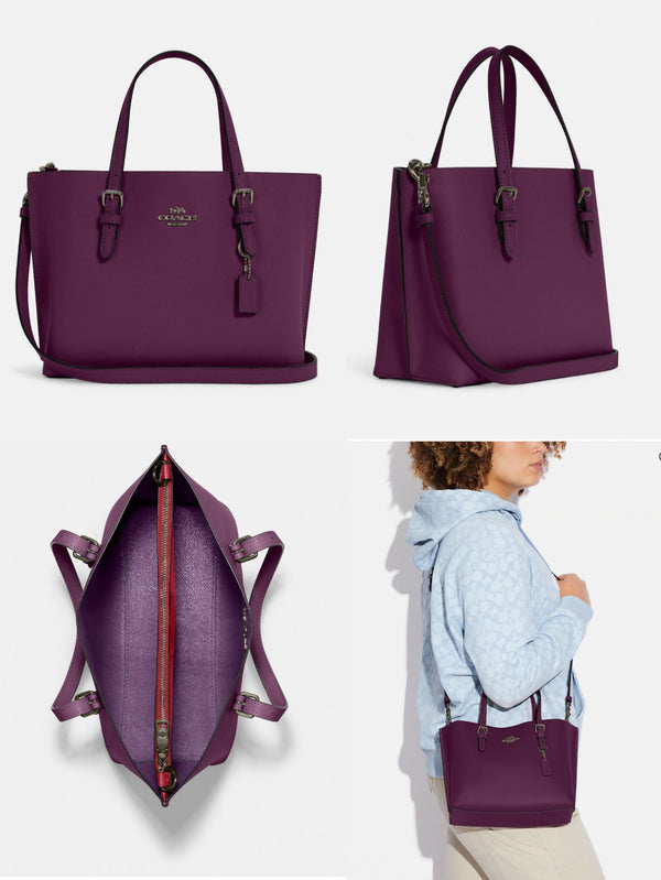 🇨🇦Coach Mollie Tote 25 (Purle)