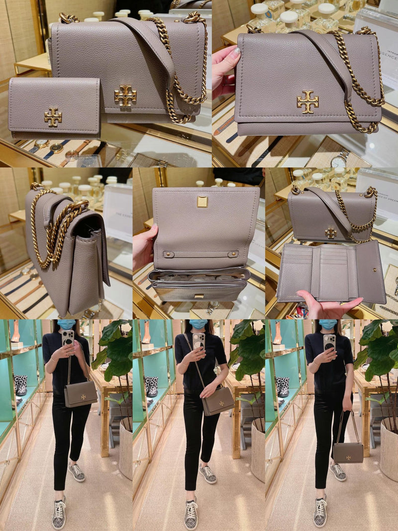 Tory Burch Kira Crossbody in Grey