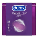Durex Sensi-thin Condoms Box of 58 超薄潤滑安全套連紫色儲存盒 (58個)