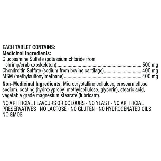 Kirkland Signature Gluco/CHON/MSM 300 tablets