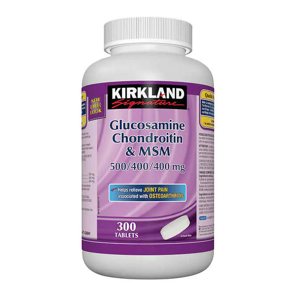 Kirkland Signature Gluco/CHON/MSM 300 tablets