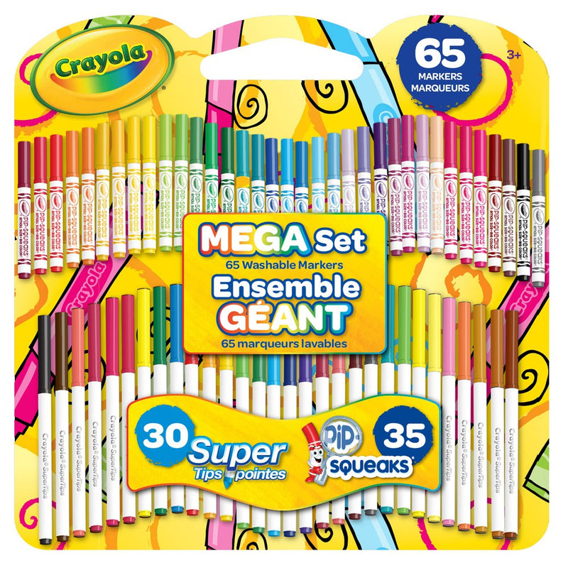 Crayola Mega Set Washable Markers 65ea