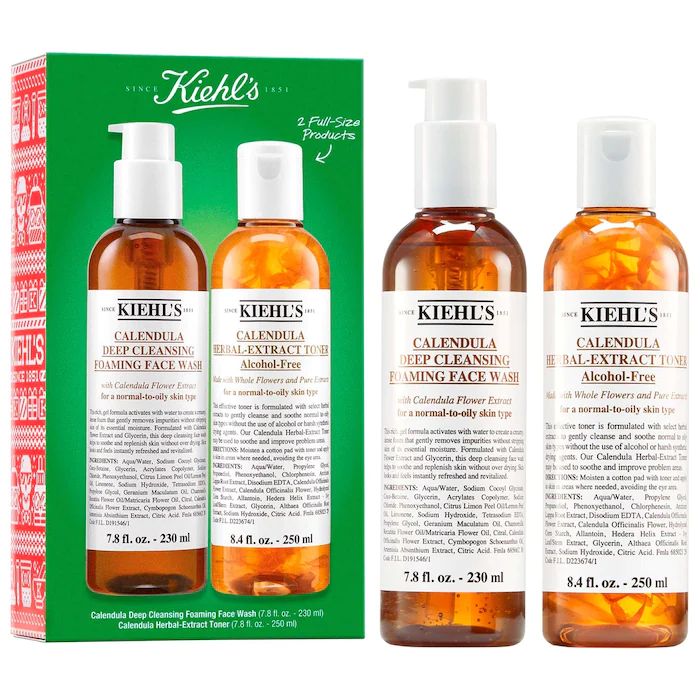 Kiehl's Cleanse & Soothe Calendula Duo