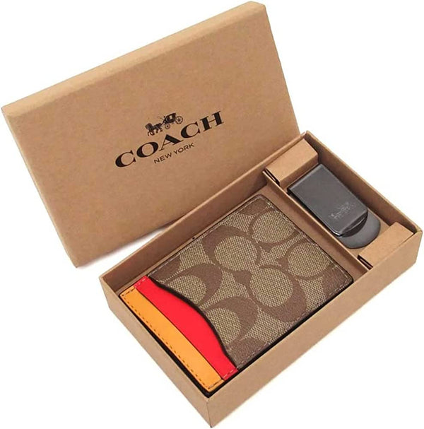 Coach Boxed 3 In 1 Card Case Gift Set