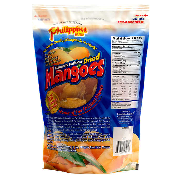 Philippine Brand Dried Mangoes 850g