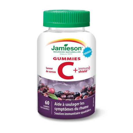 Jamieson Gummies C+  immune shield  Eldererry flavour 維他命C+ 接骨木軟糖 60粒裝