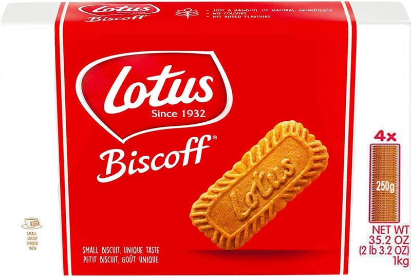 Lotus Biscoff Cookie 4x250g焦糖脆曲奇 （4x250g)