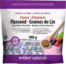 Webber Naturals Organic Ground Flaxseed 全天然有機亞麻籽粉900g