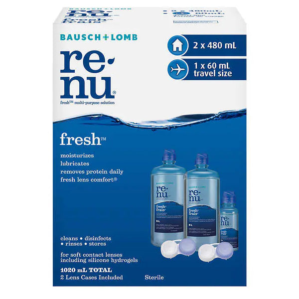 Bausch & Lomb Renu Fresh 2x480mL+60mL