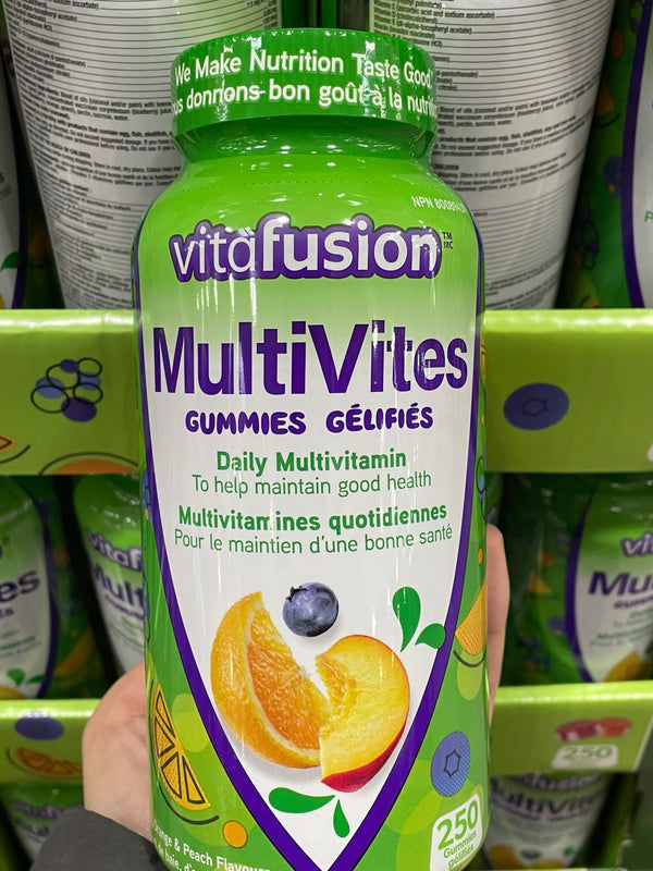 Vitafusion Adult Multivitamin 250 gummies 成人綜合維他命维生素果汁軟糖 (250粒超值大樽裝)