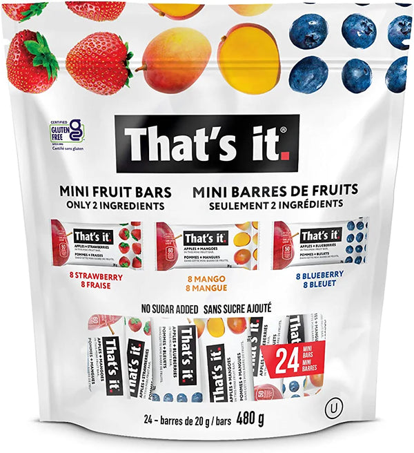 THAT'S IT mini fruit bars 24x20g 迷你水果棒 24條/包