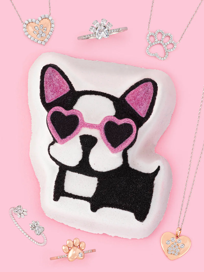 Charmed Aroma-Frenchie Dog Bath Bomb - Paw Jewelry Collection