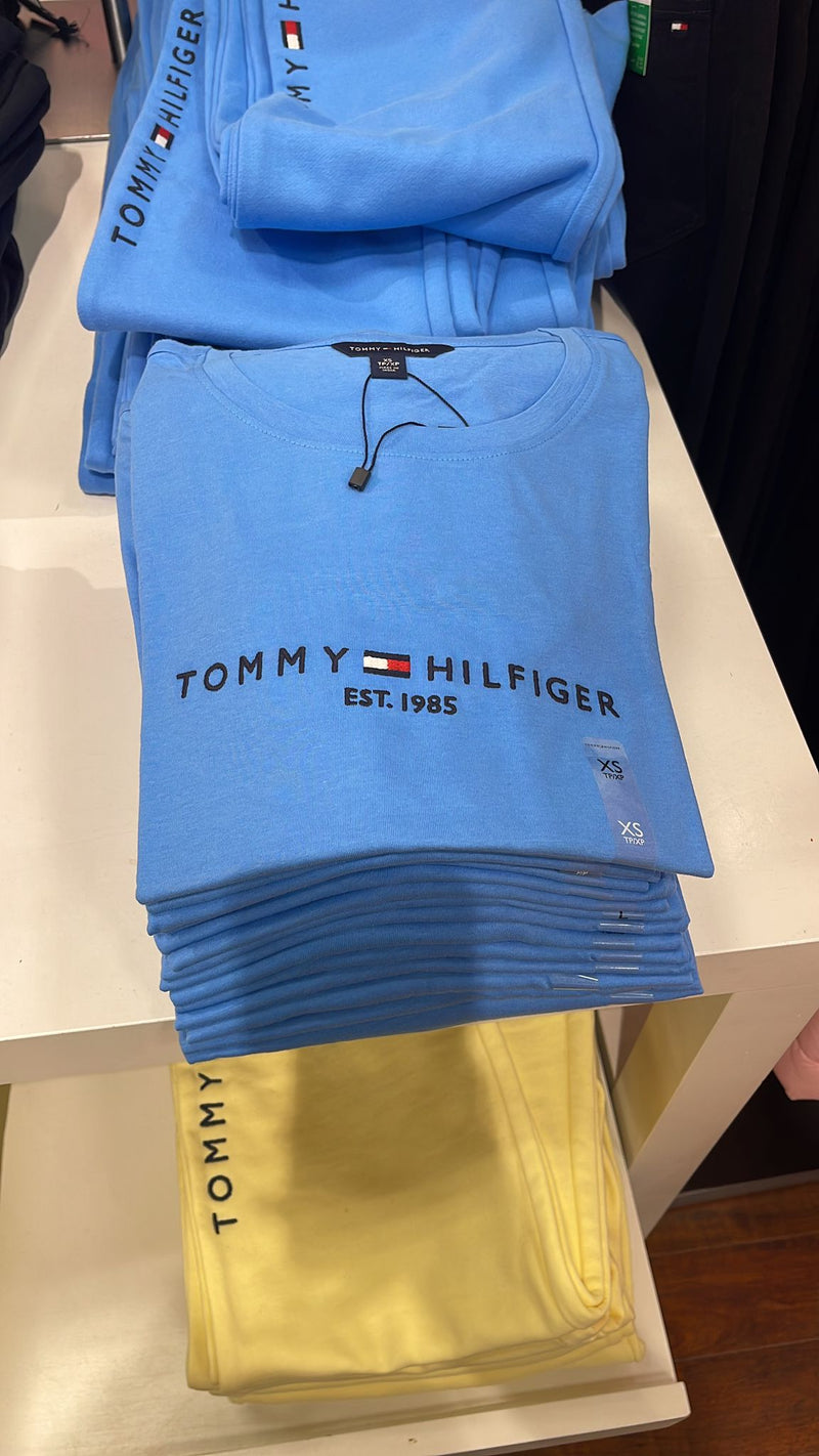 Tommy 棉質圓領TEE SHIRT Size XXS —-XXL