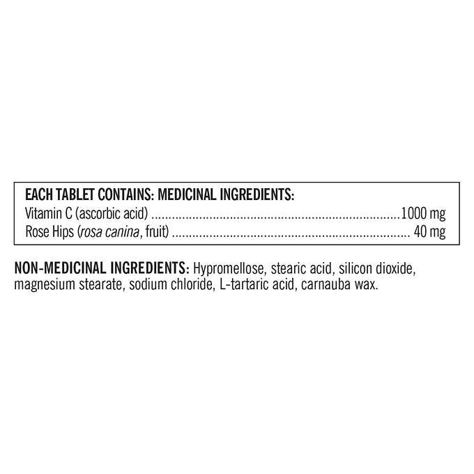 Kirkland Signature Timed Release Vitamin C 1000mg 定時釋放維他命C 1000mg 500粒