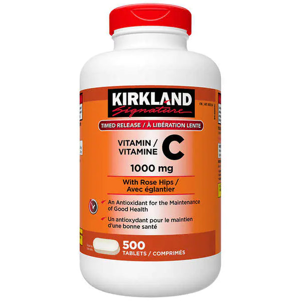 Kirkland Signature Timed Release Vitamin C 1000mg 定時釋放維他命C 1000mg 500粒