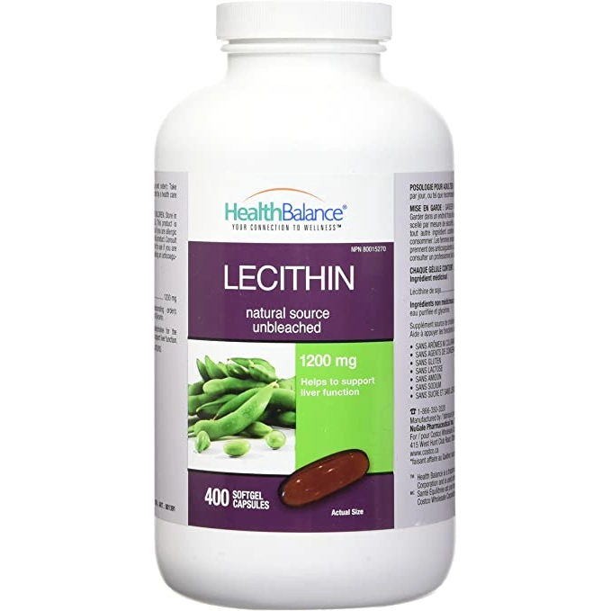 Health Balance Lecithin 1200mg 400 softgels