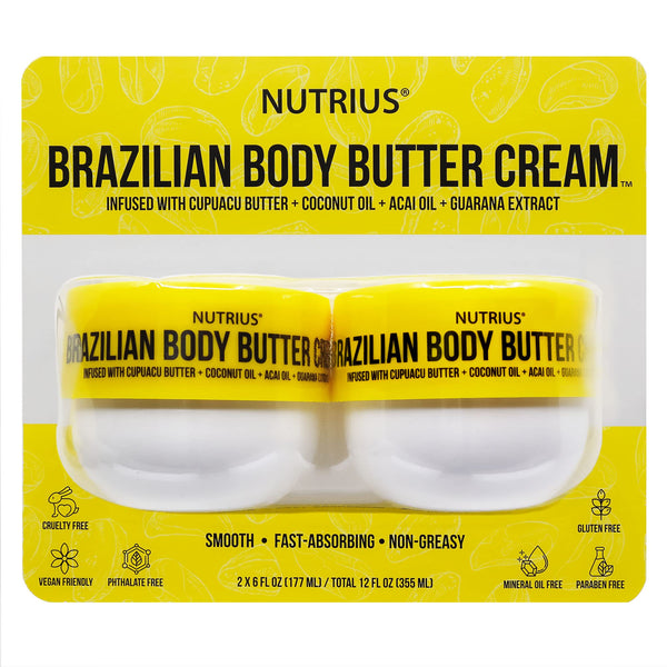 Nutrius Brazilian Body Cream 巴西緊緻抗氧鎖水保濕潤膚霜 177ml