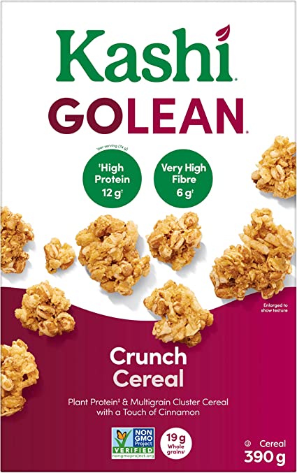 Kashi Go Lean Crunch Cereal Non-GMO 蜂蜜肉桂麥片非轉基因 390g