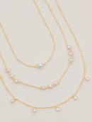 Charmed Aroma Golden Bunny Egg Candle - Dainty Pearl Necklace Collection