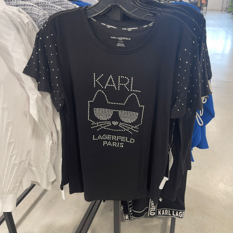 karl lagerfeld 老佛爺貓貓女裝tee