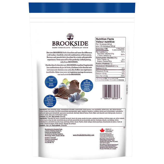 Brookside Acai Dark Chocolate 850g