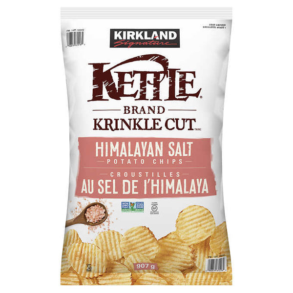 Kirkland Signature Kettle Brand Himalayan Salt Potato Chips 907g