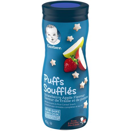 Gerber Puffs Baby Snacks 嘉寶星星泡芙, BB最愛的零食42g