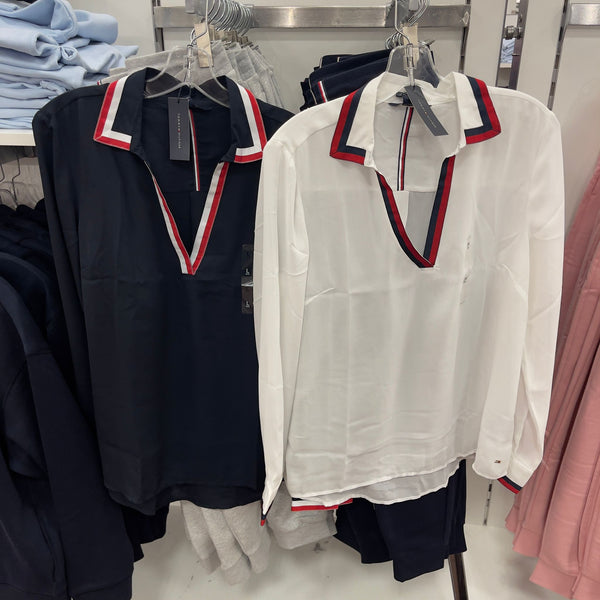 Tommy Hilfiger 薄身長袖襯衫