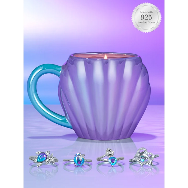 Charmed Aroma Seashell Mug Candle