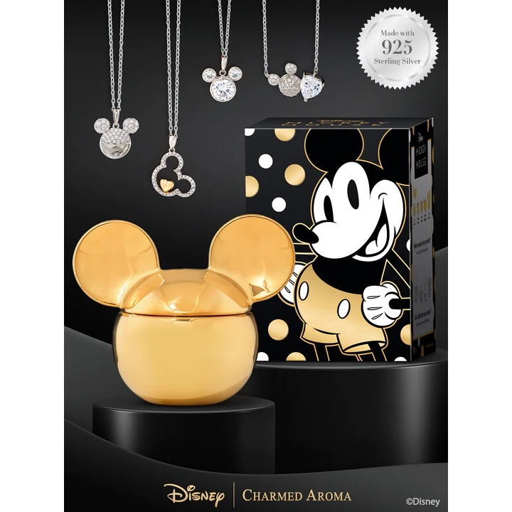 Charmed Aroma Gold Mickey Mouse Candle