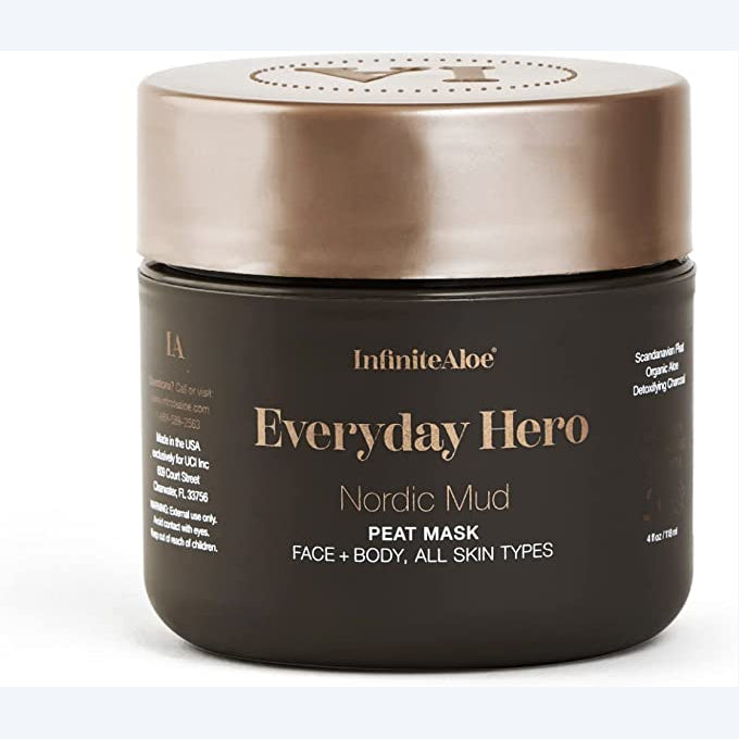 InfiniteAloe Everyday Hero Mud Mask 118mL終極皇牌去黃排毒深層清潔北歐泥漿面膜