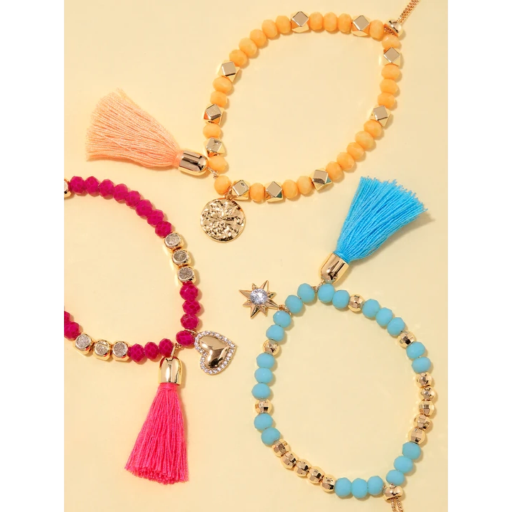 Charmed Aroma-Fa-la-la-la Llama Candle -Beaded Bracelet Collection