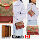 Coach Mini Klare Crossbody In Signature Canvas With Wild Strawberry Print