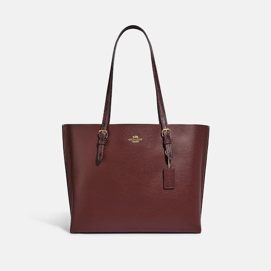 Coach Mollie Tote in Wine Color