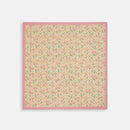 Coach Signature Heart Cherry Print Silk Square Scarf