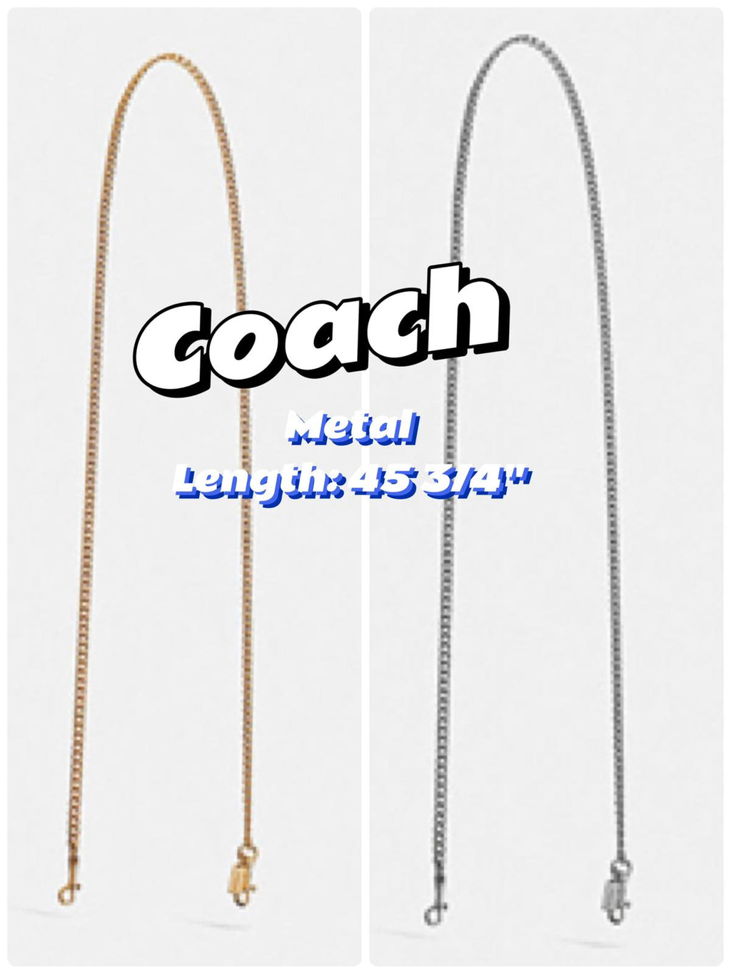 Coach Chain Strap 
