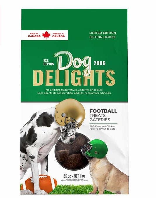 Dog Delights BBQ Chicken Football Dog Treats 1 kg